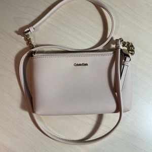 Calvin Klein Baby Pink/Gold Crossbody
